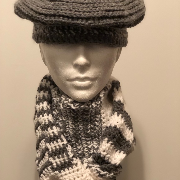 Unisex Crochet hat set. Handmade. - Picture 2 of 8